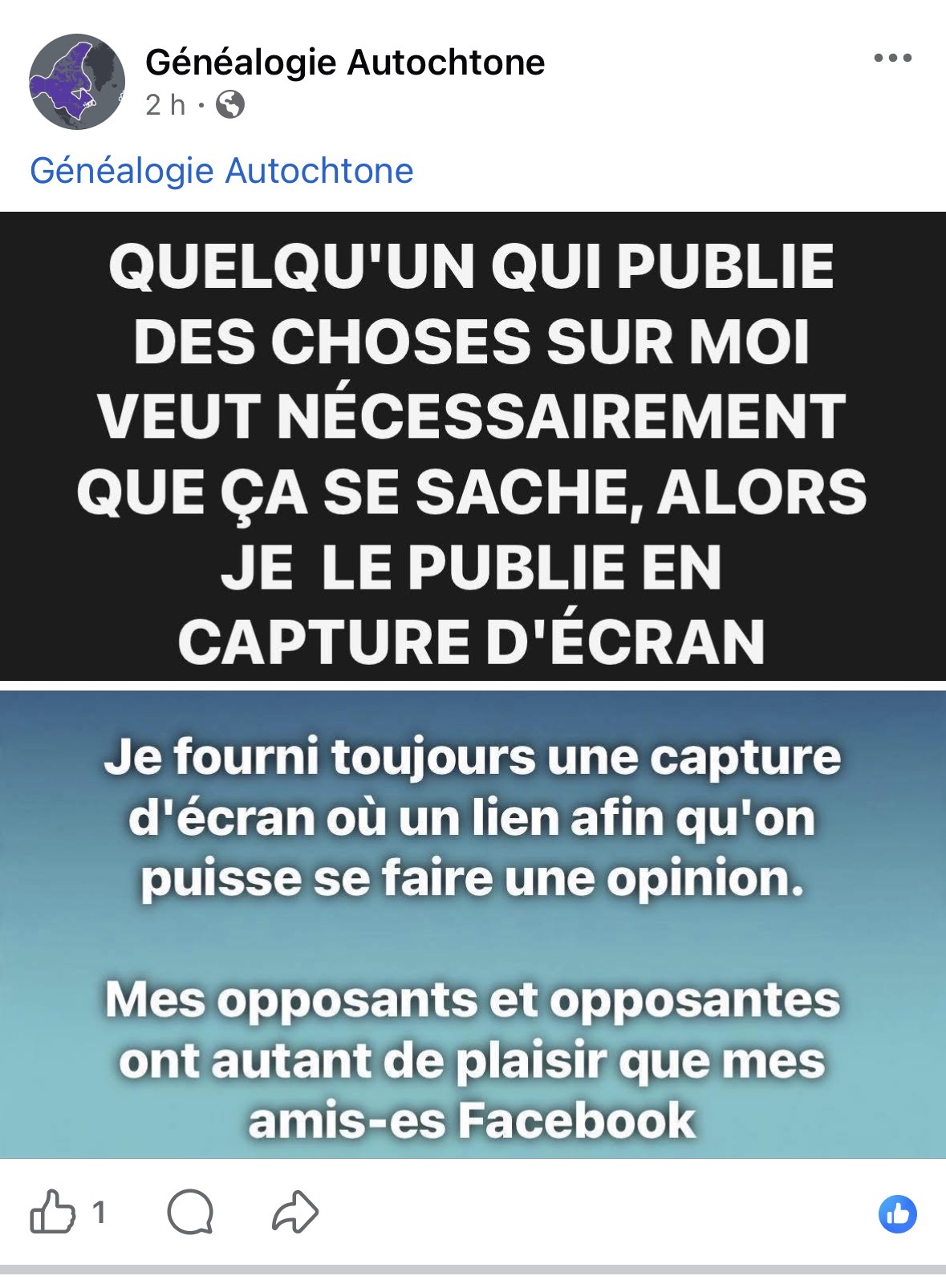 Si on publie sur moi, je publie
